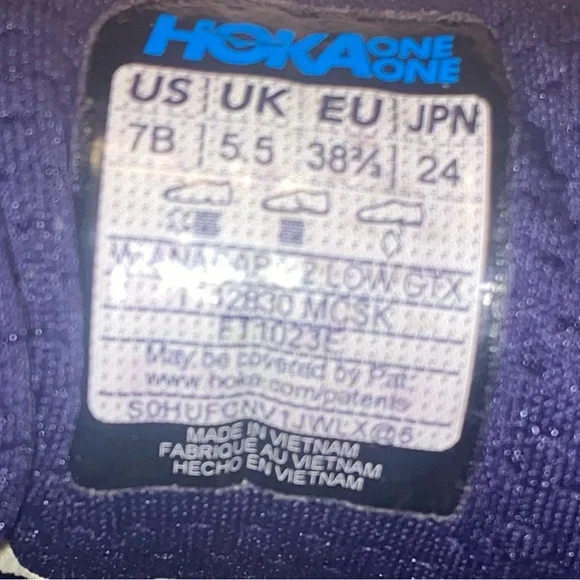 Hoka Anacapa 2 Low GTX Trail Hiking Running Mountain Spring Womens US 7 - Picture 5 of 9